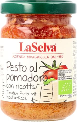 Tomaten Pesto mit Ricotta-Käse - Tomaten Würzpaste 1 x 140 g