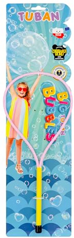 TUBAN Seifenblasenring für Riesenseifenblasen – 50 cm Umfang – Outdoor Spielzeug für Kinder & Erwachsene – Ideal für Kindergeburtstag, Hochzeit & Garten – Stabile Große Seifenblasen & Tunnel Set