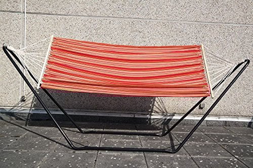 Beauty.Scouts Lights & Luxury Collection Stabhängematte Hängematte Red Scooter mit Baumaufhängung rot orange 100x200 c