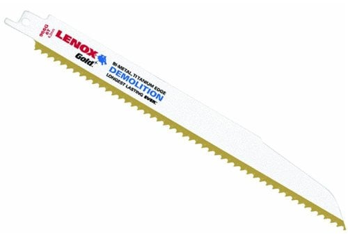 Lenox Gold Demolition Reciprocating Saw Blade-9 6TPI DEMO RECIP BLADE