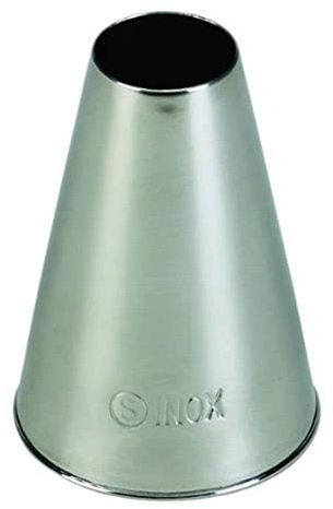 Schneider GT116 Stainless Steel Plain Tube, 10 mm | Seamless design prevents food traps, ensuring easy cleanup and maximum hygiene for busy commercial bakeries.