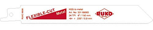 RUKO 33189065 5er-Sets Saebelsaegeblaetter Saegeblatt-Laenge 150mm 5St