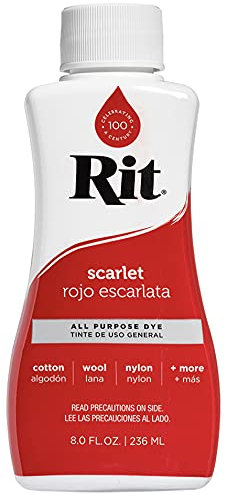 Rit Dye Liquid Stoff Dye, scharlachrot, 236ml