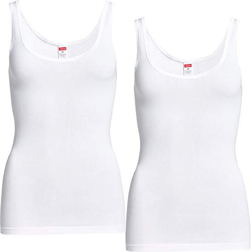 Con-ta Damen-Unterhemd 2er-Pack weiß Größe 50