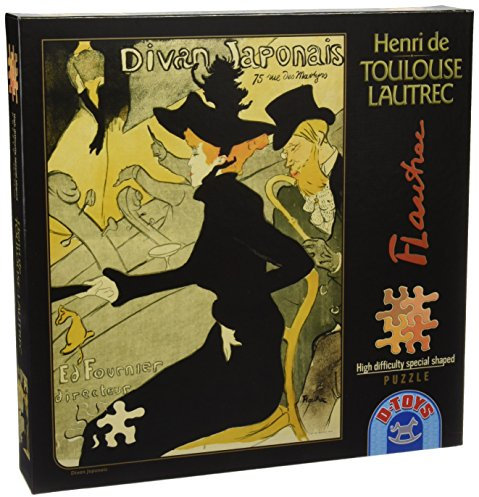 D-Toys Divan Japonias Lautrec Jigsaw Puzzle (515 Pieces)