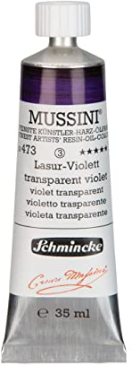Schmincke MUSSINI® - finest artist's resin oil colors, glaze violet - 35 ml