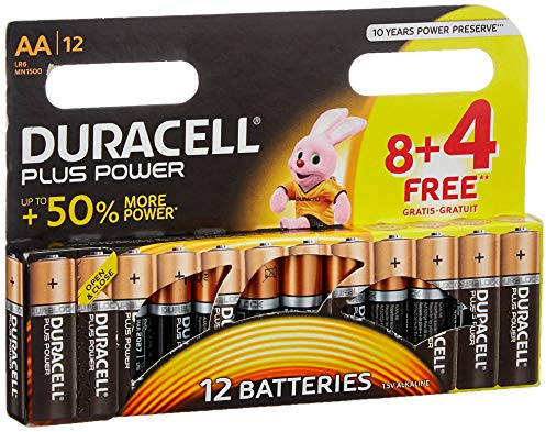 Duracell DUR018167 Plus Power AA Batterien (8+4er Pack)