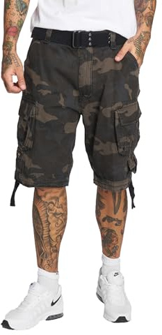 Brandit Savage Vintage Shorts, Color: darkcamo, Size: 6XL