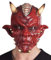 Boland - Masque Diavolo Deluxe en latex pour adultes, rouge, taille unique, 97505