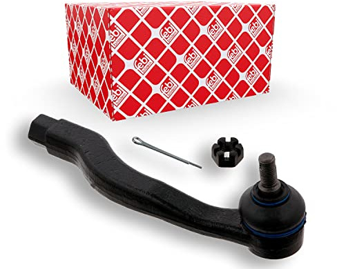febi bilstein 15501 Spurstangenendstück mit Kronenmutter und Splint, 1 Stück | Kompatibel mit: HONDA CIVIC IV Hatchback, CIVIC IV Stufenheck, CRX II