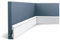 Plinthe SX165 élégante et classique aux courbes douces - L200 x H6,9 x l1,1 cm - ORAC DECOR