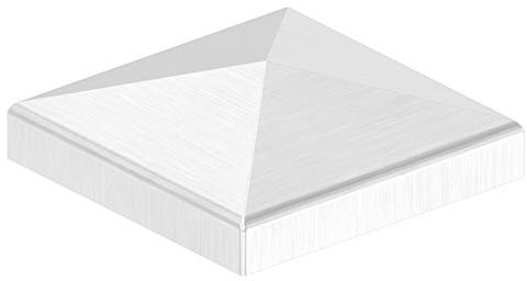 Pyramidenkappe 60x60mm, geschliffen, Ecken verschweißt und geschliffen