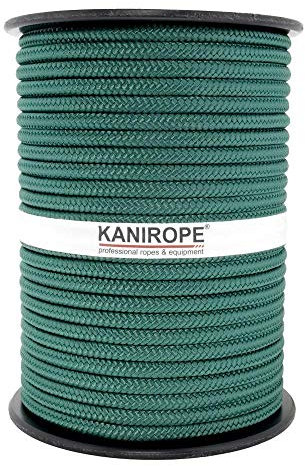 Kanirope® PP Seil Polypropylenseil MULTIBRAID 6mm 100m Farbe Tannengrün (2564) 16x geflochten