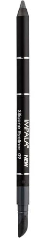 IMPALA | Wasserdichter Gel-Eyeliner mit Silikon, Matt Dunkelgrauer Farbton Nº 09 | Präziser Strich oder rauchiger Effekt | Leicht aufzutragende cremige Textur | Intensive
