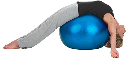 TOGU Gymnastikball Sitzball ABS (Berstsicher), 75 cm, blau
