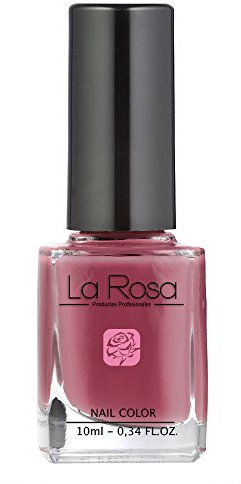 La Rosa Smalto per Unghie Nr. 123, Rosa Cremisi Spento - 10 ml