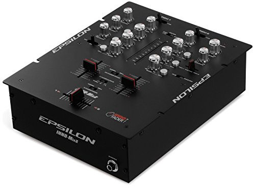 Epsilon Inno-Mix 2 - Mixer per DJ Battle a 2 canali, nero