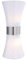 etc-shop LED Wandleuchte Up & Down Wandlampe Beleuchtung Terrassenlampe Edelstahl opal H 35 cm