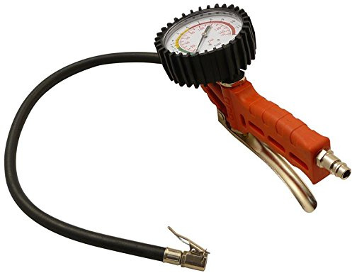 Compressed air tyre inflator, tyre inflator gun for compressor, tyre inflator