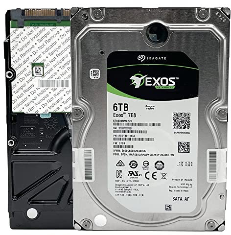 Seagate disco duro st6000nm0175 6 TB SATA 6 GB/s Enterprise 7200 rpm, 256 MB, 3,5 pulgadas 512e Bare
