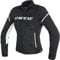 Dainese Air Frame D1 Lady Tex Jacket, Motorradjacke Sommer mit Abnehmbarem Windschutz-Futter, Damen, Schwarz/Schwarz/Weiß, 50