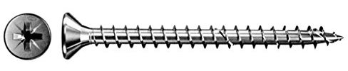 Fischer 652103 Spanplattenschraube FPF-SZ 4,0x20 ZPF 1000 Stück
