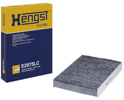 HENGST - Innenraumfilter E2975LC - Luftfilter für den Innenraum mit Aktivkohle - Filtert Staub, Pollen & Gerüche für Allergiker - Für saubere Frischluft im KFZ - Automotive Zubehör