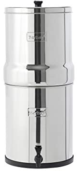 Berkey BK4X2-BB Big Berkey Stainless Steel Water Filtration System with 2 Black Filter Elements by Berkey