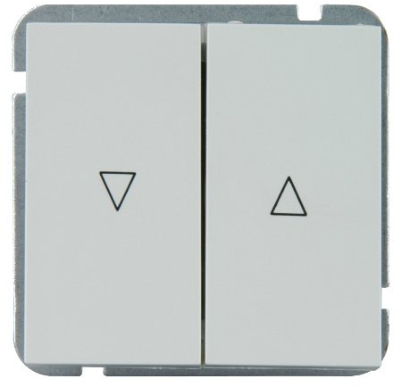 UNITEC Jalousientaster, Valencia, Serie 801, alpinweiß