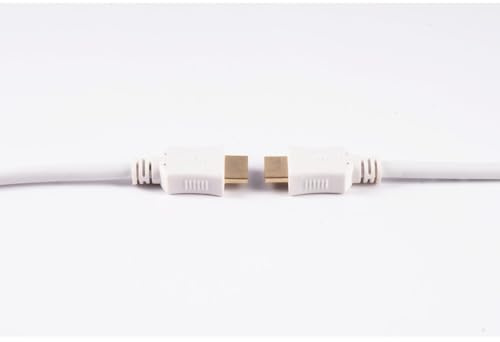 Shiverpeaks®-BASIC-S HDMI Kabel Stecker A auf A Ultra HD 4K 3D HEAC vergoldete Kontakte weiß 1,5m