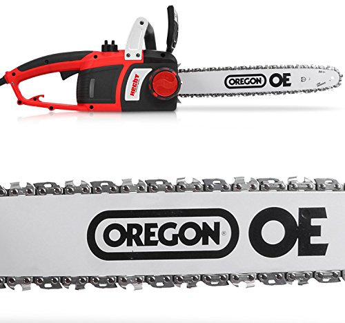 Hecht 2416 QT Scie a ébrancher Tronçonneuse électrique 2400 W Sécateur électrique Scie de qualité avec épée Oregon