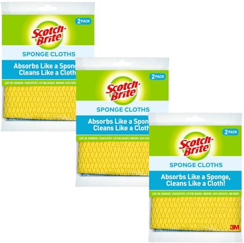 Scotch-Brite Sponge Cloth, 2-Count by Scotch-Brite
