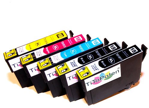 XL Druckerpatronen Kompatibel mit 5X Epson Expression Home XP - 305 (2xSchwarz-1xCyan-1xMagenta-1xGelb - Patrone MIT CHIP)