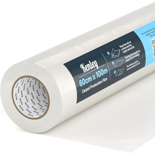 Carpet Protector Roll - Self Adhesive Carpet Protection Film - 60cm x 100m