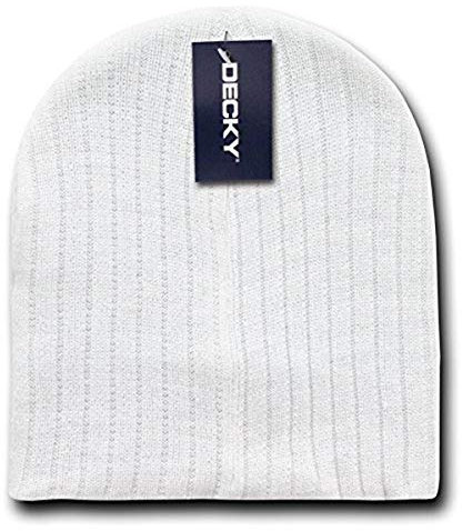 Decky Mütze Cable Beanie, weiß, Nicht zutreffend
