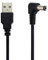 chenyang Câble de charge USB 2.0 type A mâle vers angle droit à 90 degrés 5,5 x 2,1 mm DC 5 V prise d'alimentation 100 cm