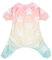 CuteBone Soft Dog Pyjamas Gradient Footprint Doggy Shirts für mittelgroße Welpen P09M-DE