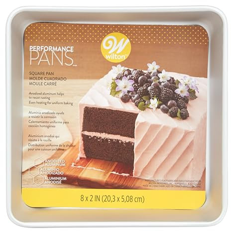 Wilton Molde Cuadrado, Plateado
