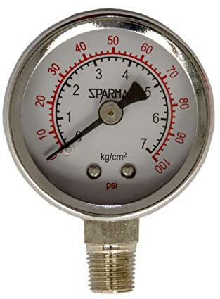 Sparmax Kompressor Airbrush Manometer Seitenanschluß G1/8 Zoll Druckluft Kompressoren