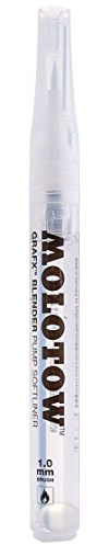 MOLOTOW GRAFX Aqua Ink Soft Liner Brush Pump Marker, Blender, 1 Each (699.039)