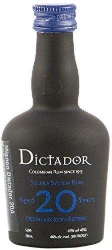Dictador 20 Year Solera System Colombian Rum Miniature, 5 cl