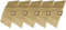 5 Industrie- Baustellen- Gewerbe- Heavy Papier Staubsaugerbeutel kompatibel für Kärcher 2001, 6.904-051/6.904-263