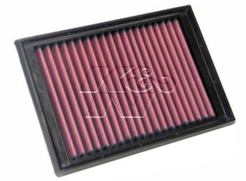 K&N 33-2510 Motorluftfilter: Hochleistung, Prämie, Abwaschbar, Ersatzfilter,Erhöhte Leistung, 1982-2006 (206 RC, Sierra) | kompatibel mit Ford Sierra XR4i 2.8 1982-1988 / Peugeot 206 RC 2.0 2003-2006 (33-2510)