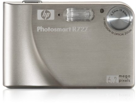 HP PHOTOSMART R727 Digitalkamera (6 Megapixel, 3-Fach Opt. Zoom, 32MB interner Speicher, SD-Karten Slot)