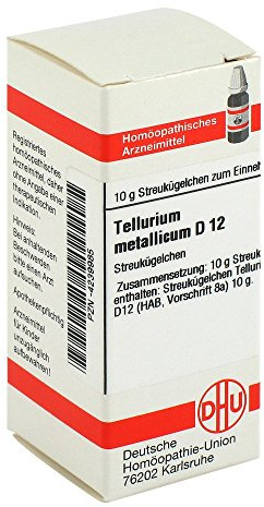 TELLURIUM METALLICUM D12, 10 g