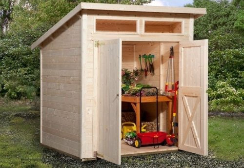 Weka Gartenhaus Nova Plus Größe 1 natur