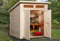 Weka Gartenhaus Nova Plus Größe 1 natur
