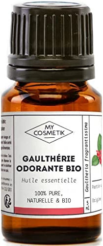 Ätherisches Wintergrünöl - HEBBD/HECT Chemotypisiert - 100% reine und natürliche Zusammensetzung - MY COSMETIK - 10 ml