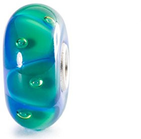 Trollbeads Perle Brumeuse Bulles Femme Argent 925 - Tglbe 10191, Verre, Verre