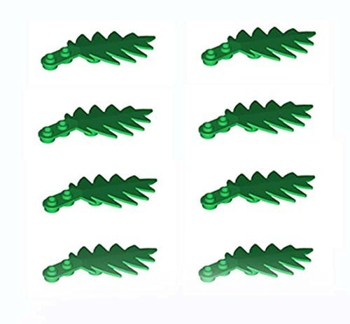 LEGO Pieces: Plant, Palm Leaf Small 8 x 3 (8 pieces)